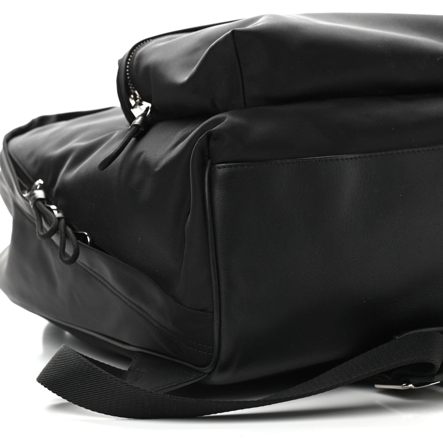 Burberry Nylon Logo Print Backpack Black 7 of 8