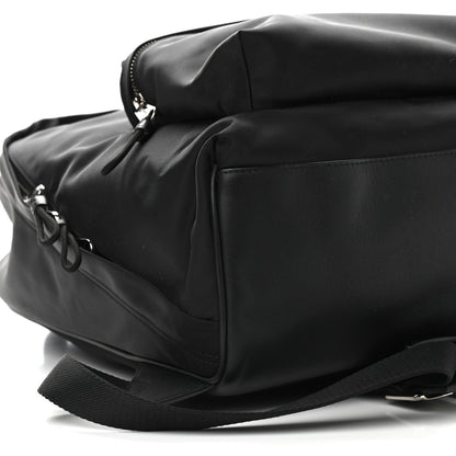Burberry Nylon Logo Print Backpack Black 7 of 8
