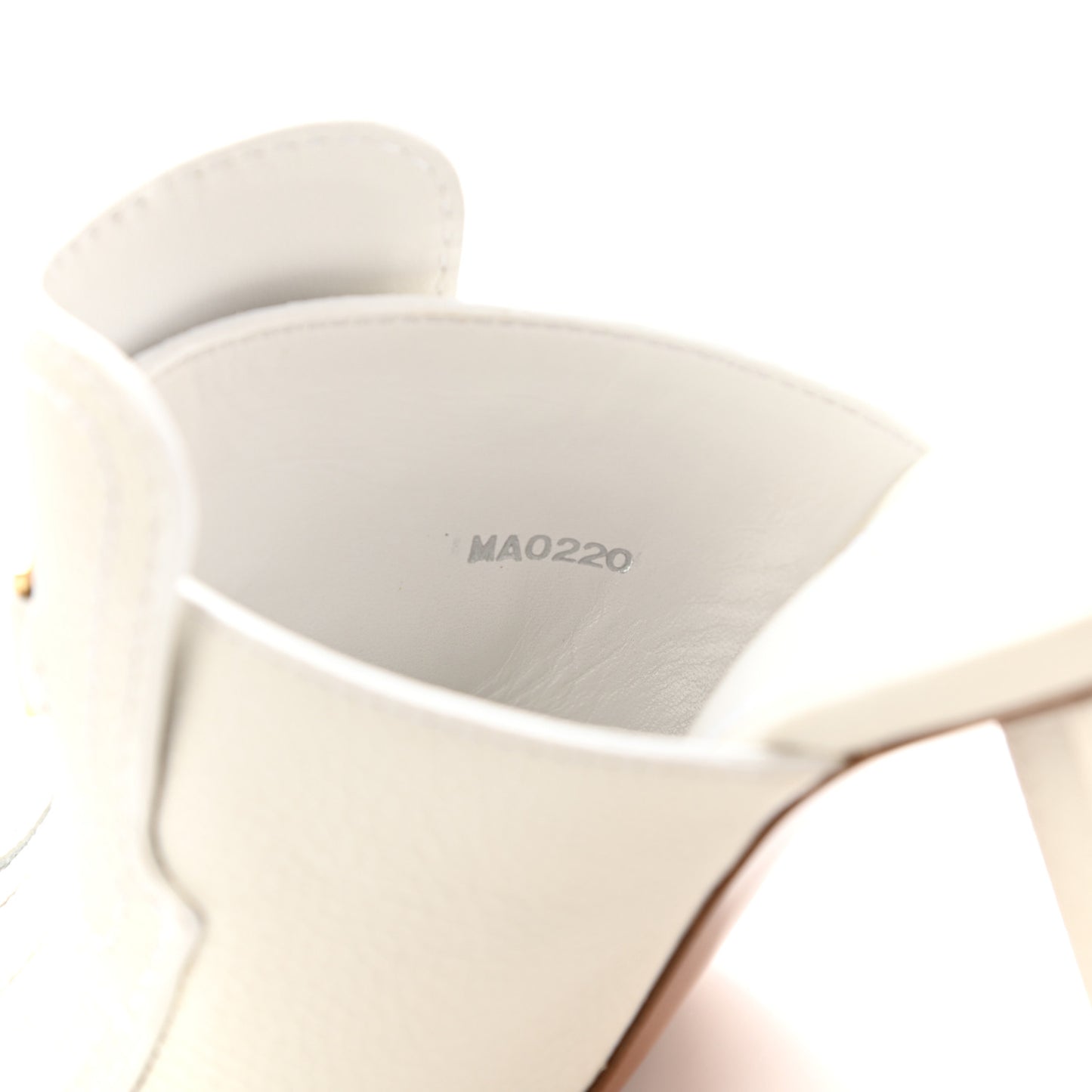 Calfskin Indiana Mule 37 White