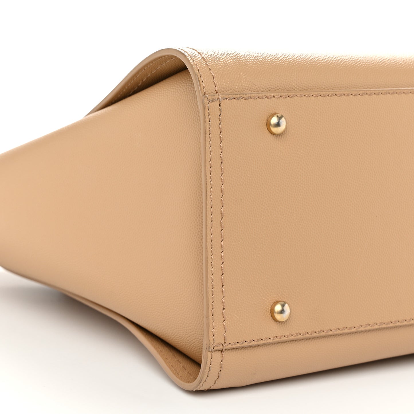Caviar Small Studded Deauville Tote Beige