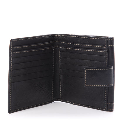 Gucci Calfskin Web Chain Compact Wallet Black 5 of 7