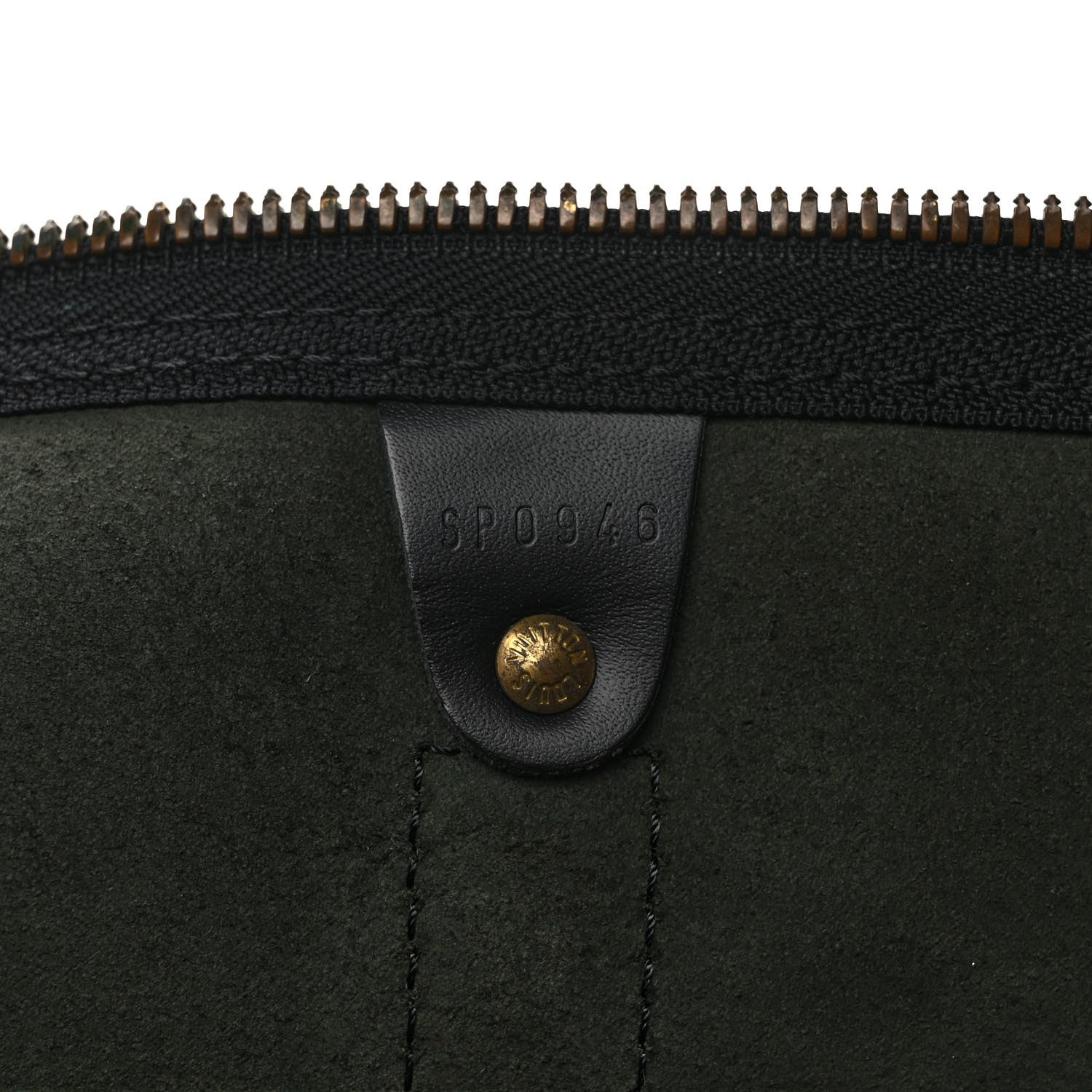 Louis Vuitton Epi Keepall 50 Black 6 of 8