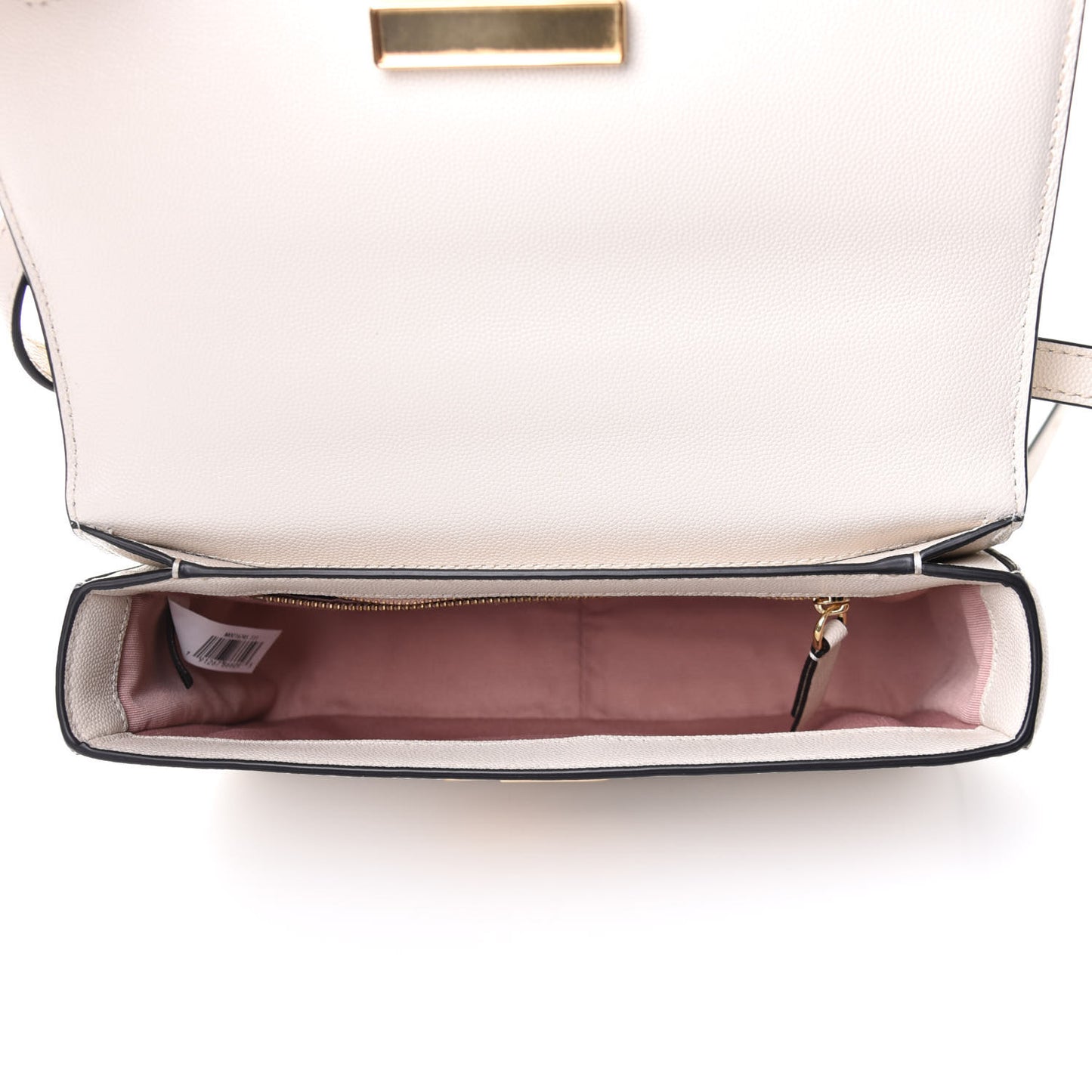 Textured Calfskin The J Link Shoulder Bag Ivory