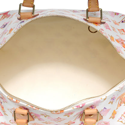 Louis Vuitton Watercolor Aquarelle Speedy 35 White 7 of 7