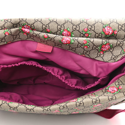 Gucci GG Supreme Monogram Rose Bud Diaper Bag Pink 5 of 15