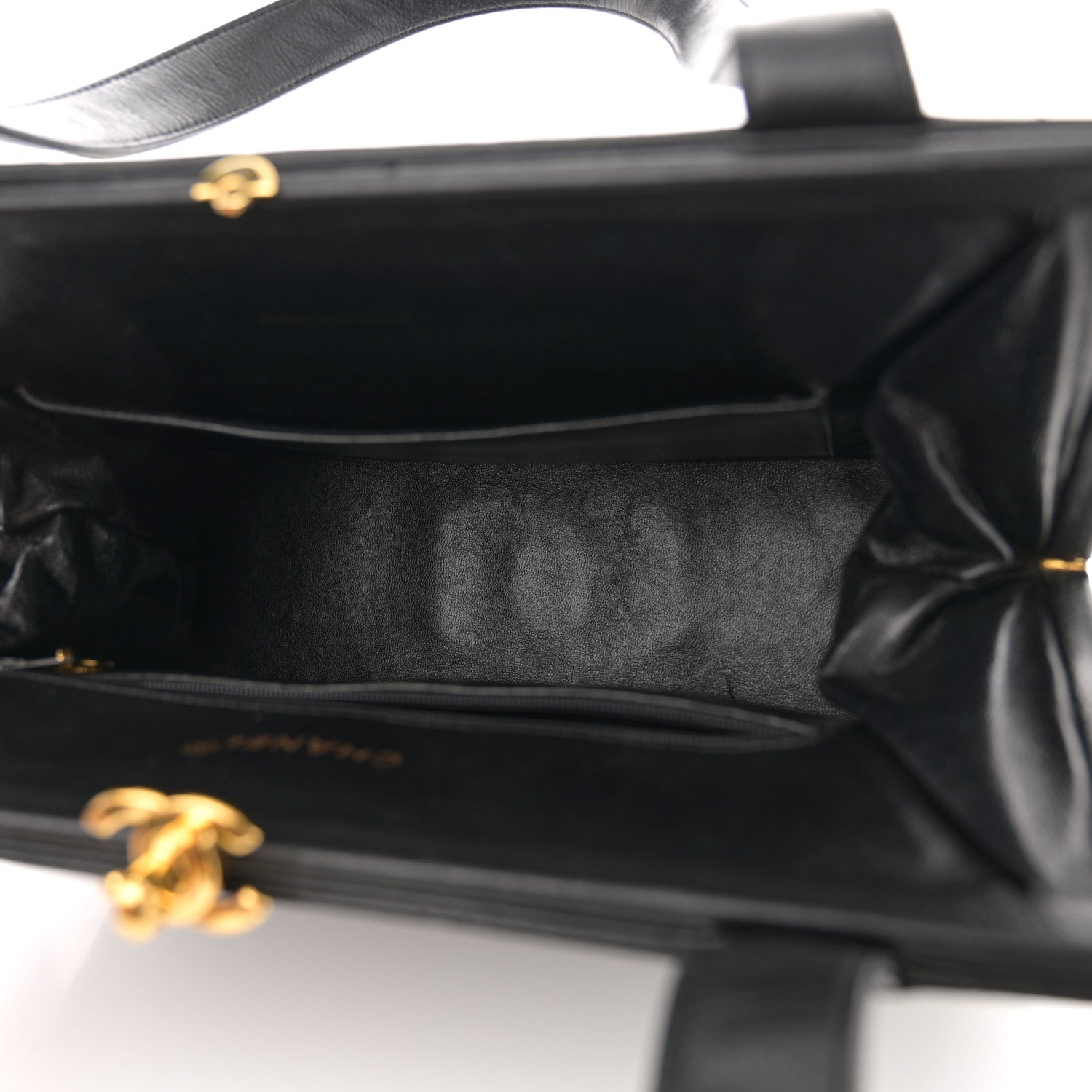 Chanel Caviar Quilted Frame Shoulder Bag Black 5 of 11