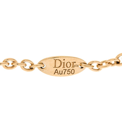 Christian Dior 18K Rose Gold Diamond Turquoise Rose Des Vents Ring 54 6.75 5 of 5