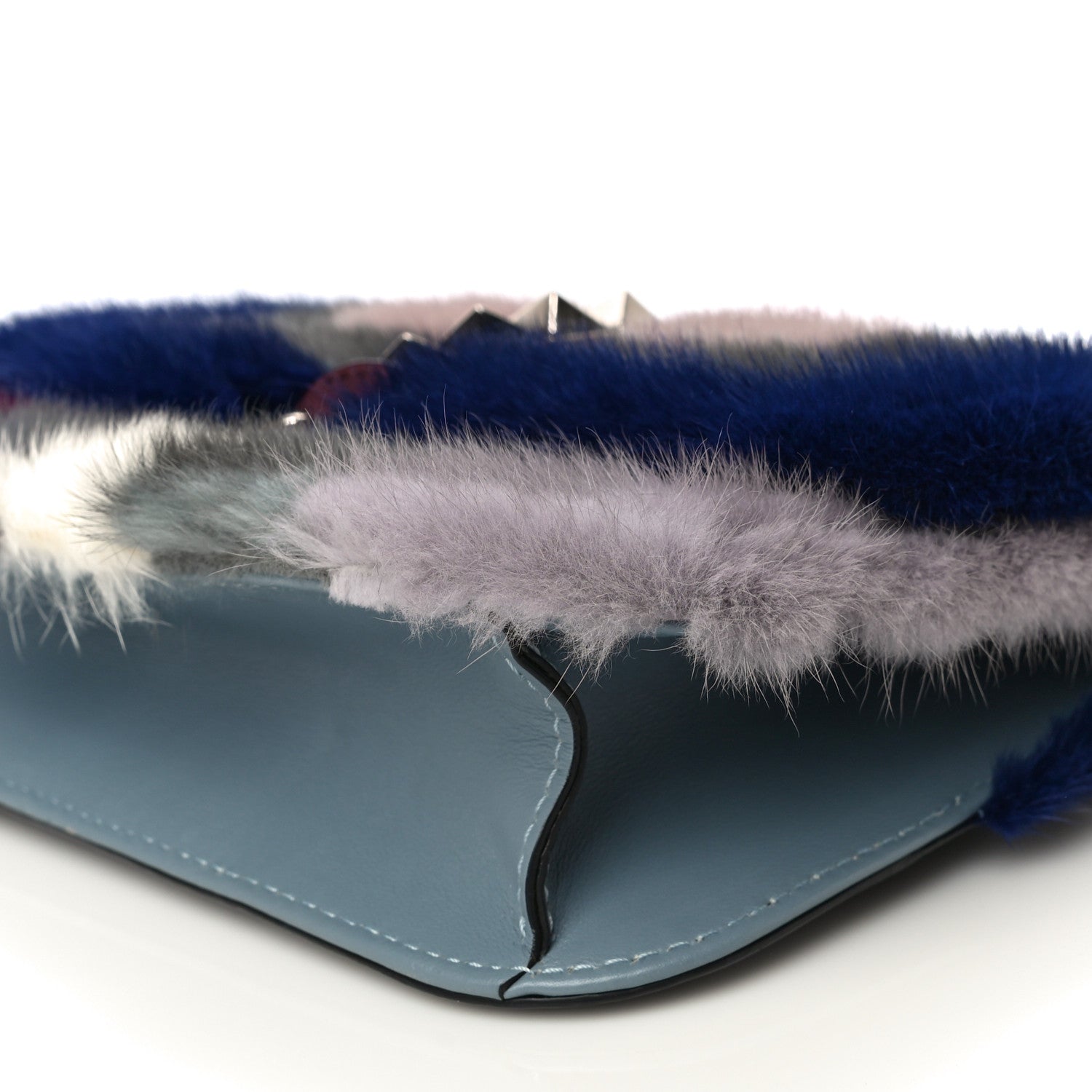 Valentino Garavani Mink Fur Medium Glam Lock Rockstud Flap Multicolor 10 of 18