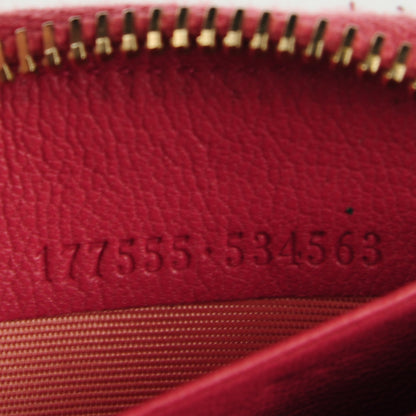 Saint Laurent Chevre Belle De Jour Zip Around Wallet Pink 8 of 9