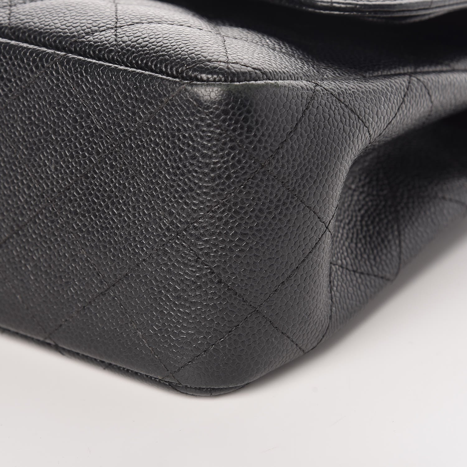 Chanel Caviar Quilted Jumbo Double Flap Black 13 of 13