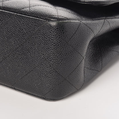 Chanel Caviar Quilted Jumbo Double Flap Black 13 of 13