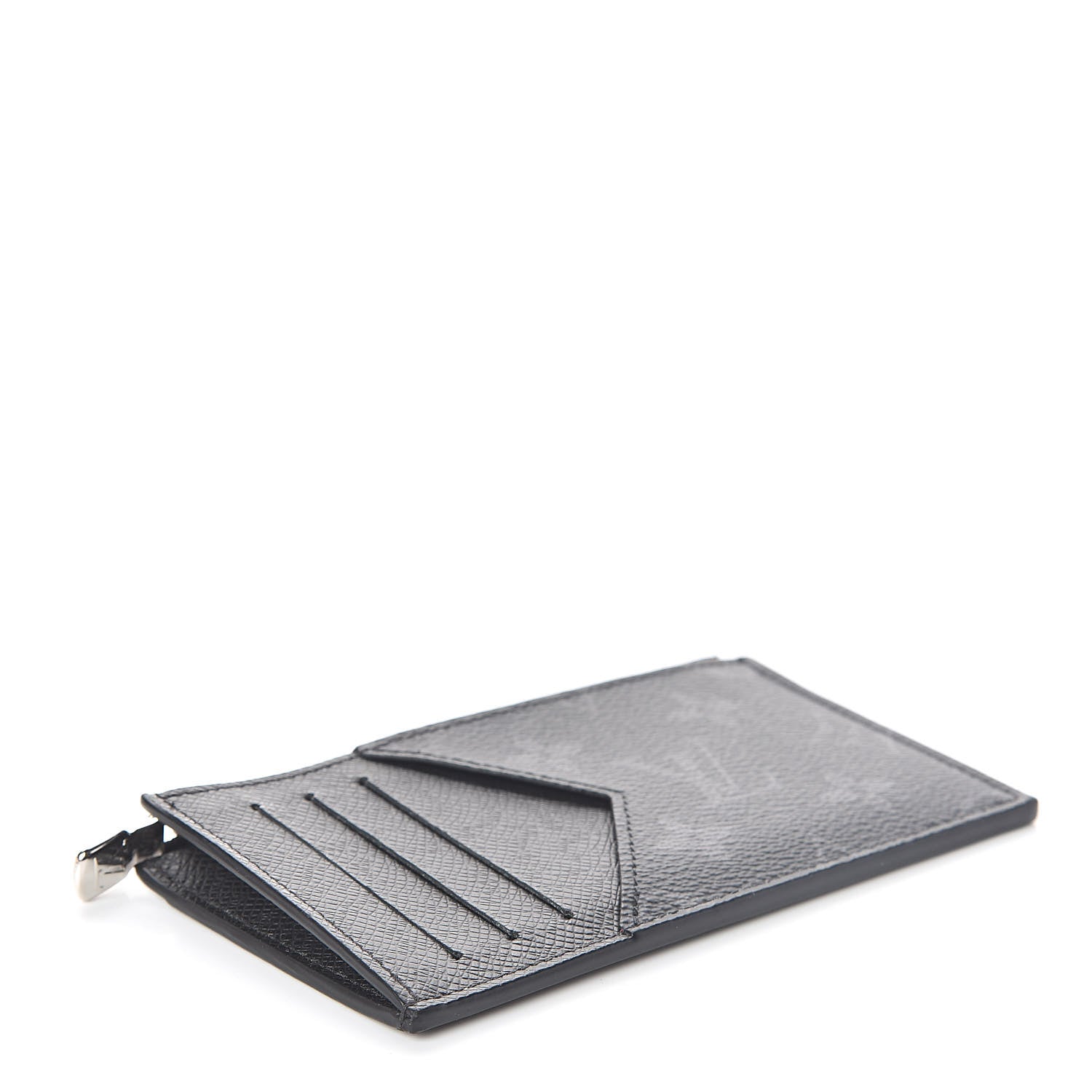 Louis Vuitton Monogram Eclipse Taiga Coin Card Holder 4 of 7