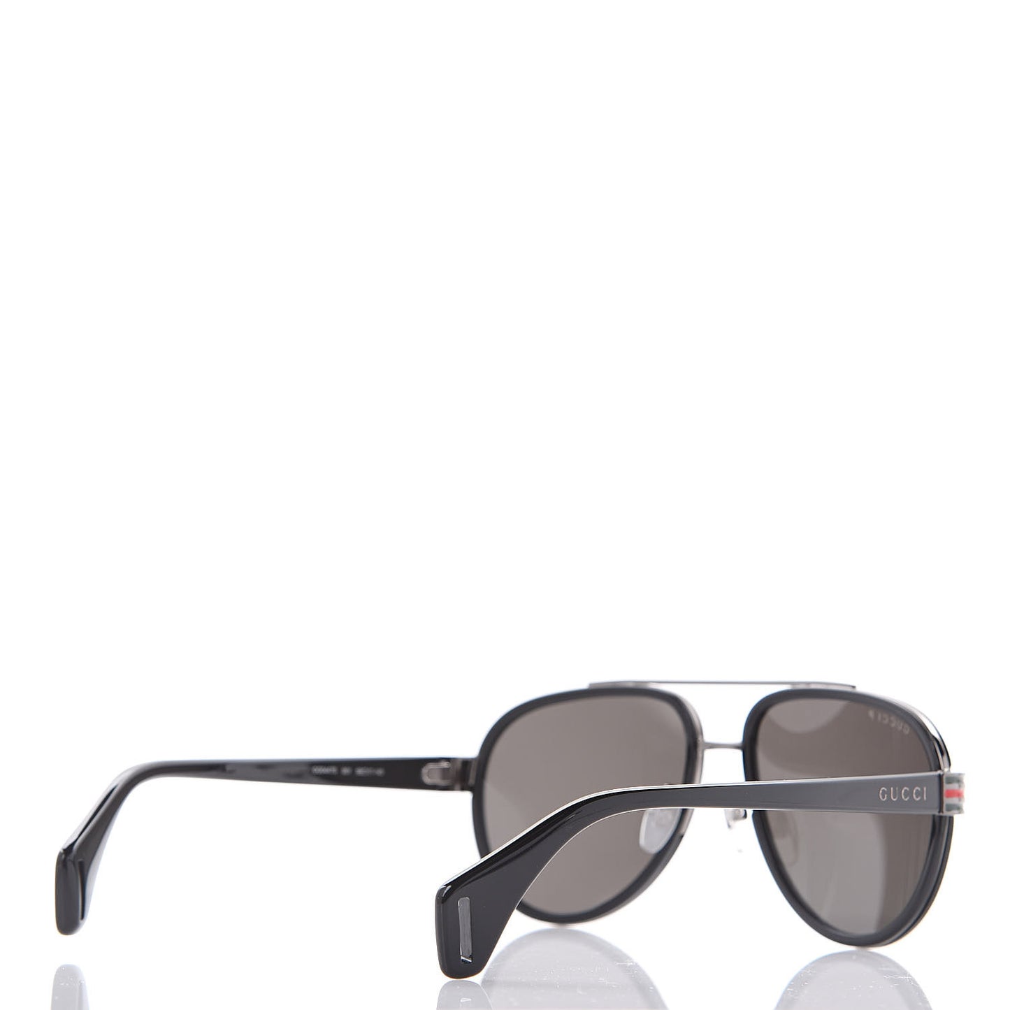 Acetate Aviator Sunglasses GG0447S Black