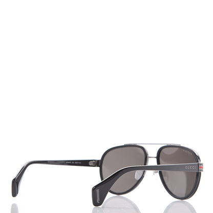 Gucci Acetate Aviator Sunglasses GG0447S Black 4 of 7