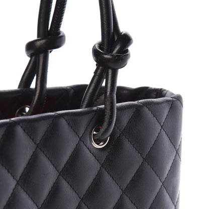 Chanel Calfskin Quilted Medium Cambon Tote Black 11 of 15