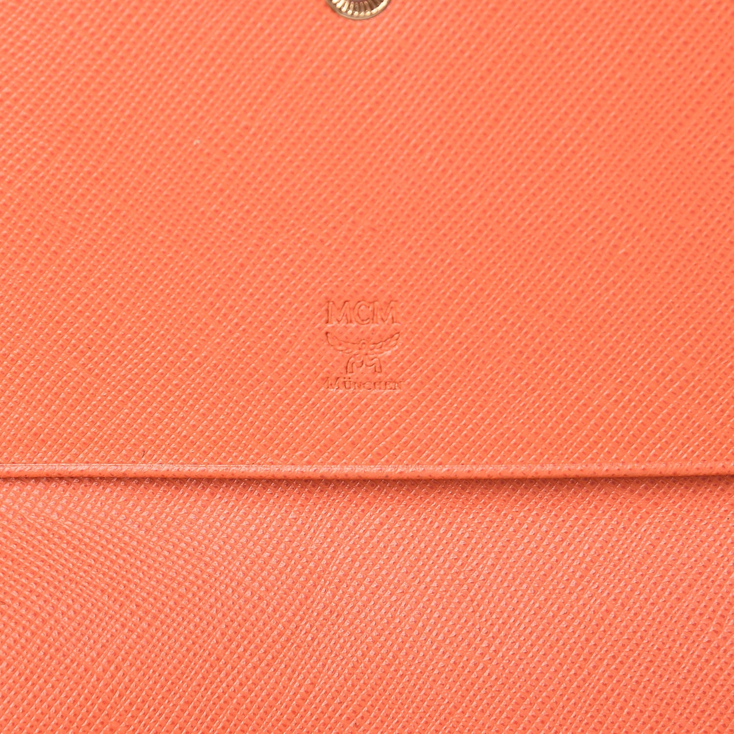 MCM Visetos Heritage Continental Flap Wallet Cognac 10 of 10