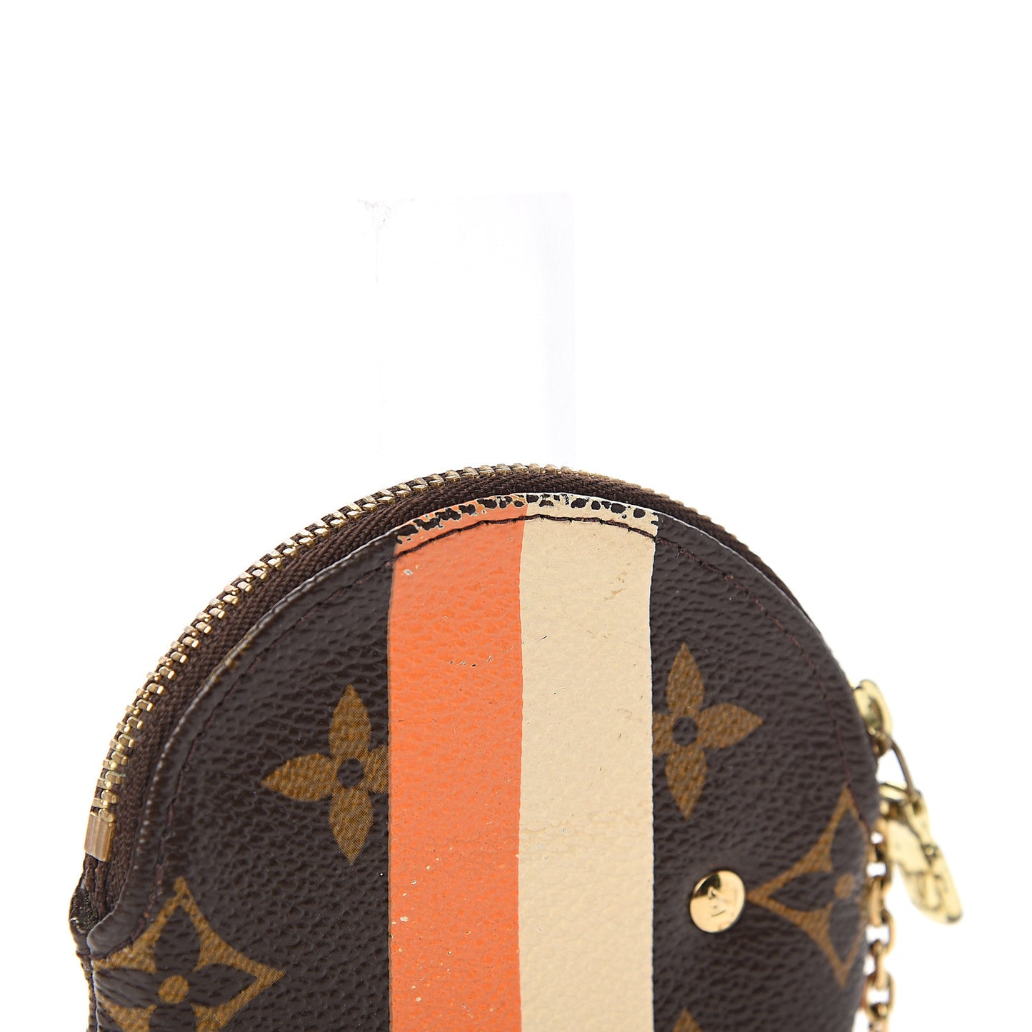 Monogram Groom Round Coin Purse
