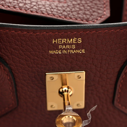 Hermes Togo Birkin 25 Rouge H 6 of 13