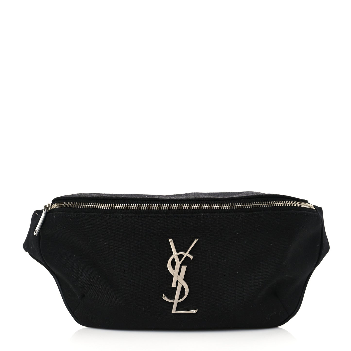 Canvas Monogram Belt Bag Black