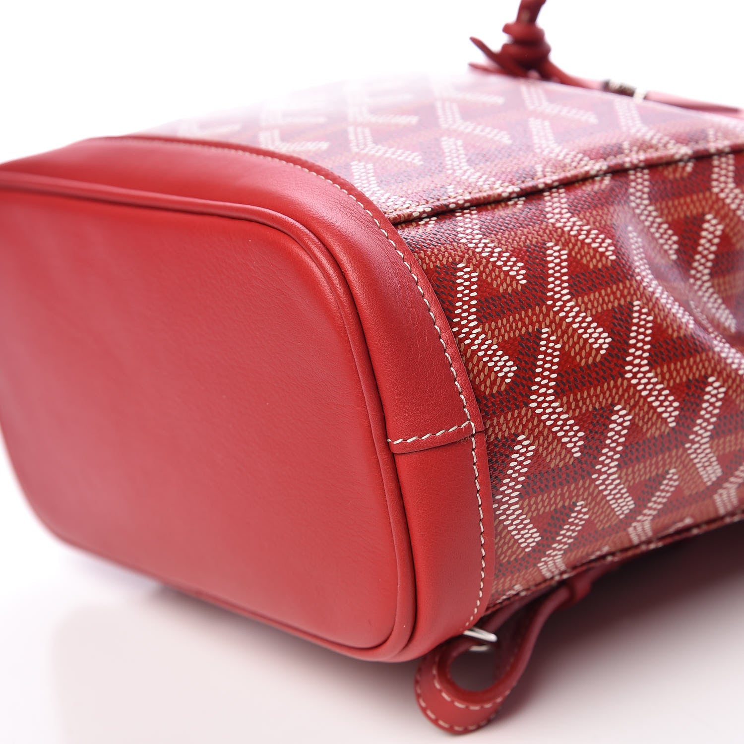 Goyard Goyardine Calfskin Mini Alpin Backpack Red 7 of 10