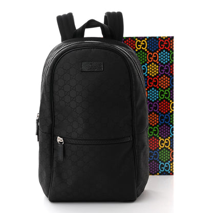 Gucci Nylon Monogram Slim Backpack Black 12 of 12