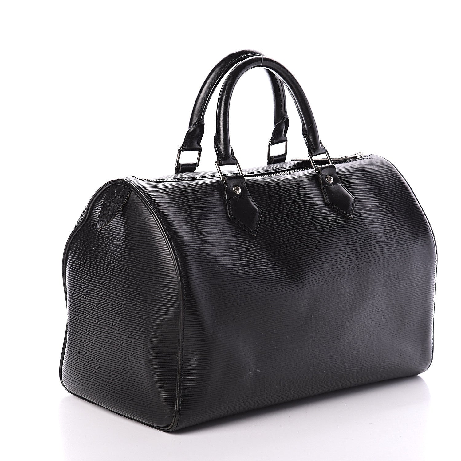 Louis Vuitton Epi Speedy 35 Black 2 of 8