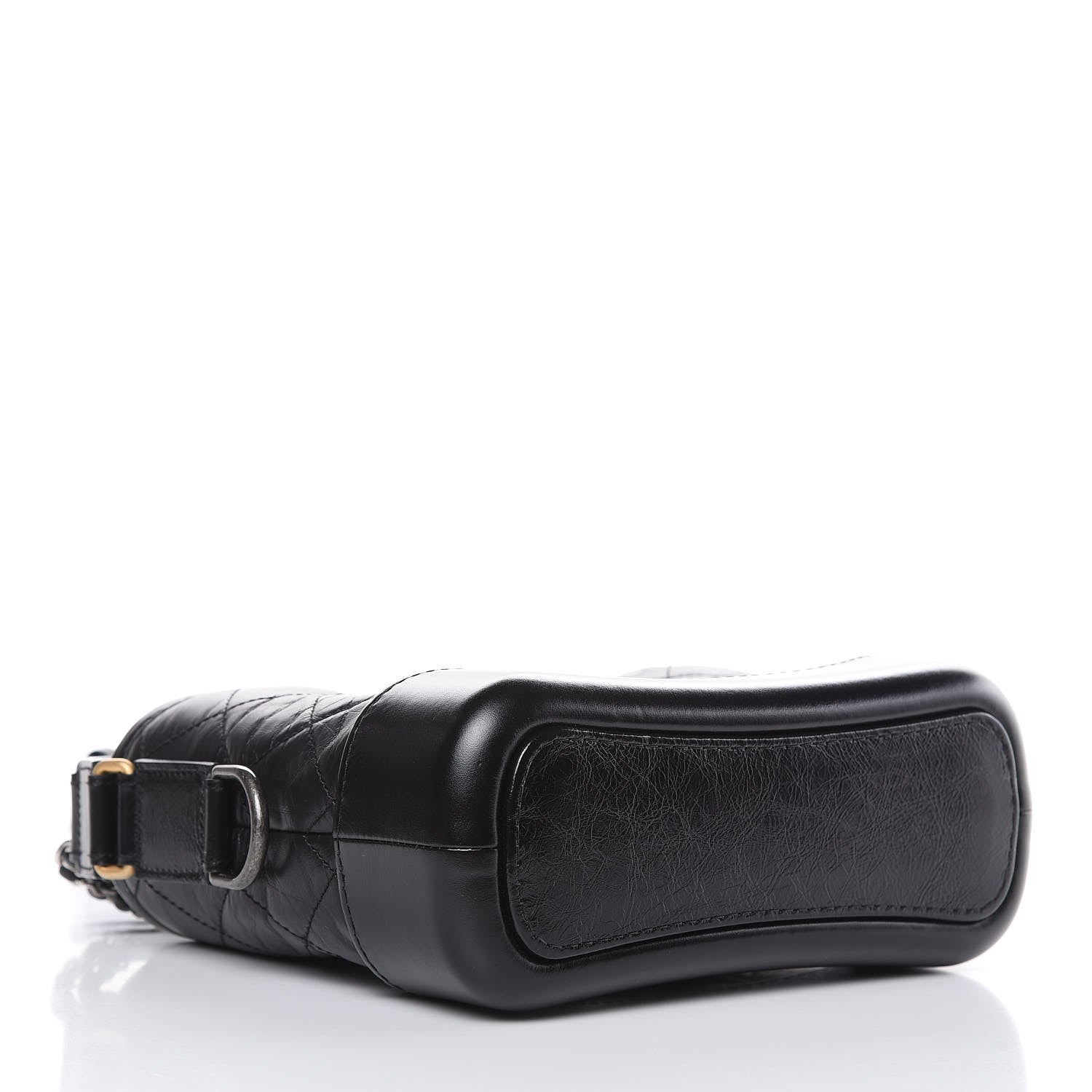 Chanel Aged Calfskin Quilted Small Gabrielle Hobo Black 4 of 10