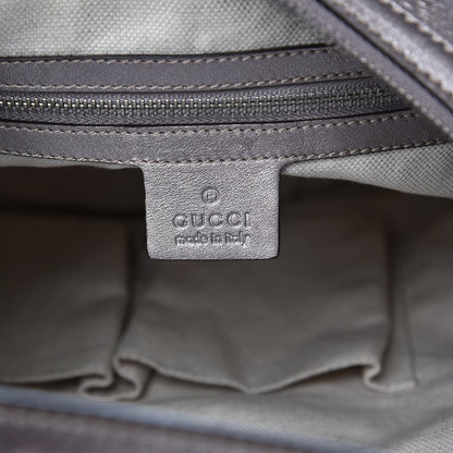 Gucci Metallic Guccissima Medium GG Twins Hobo Mauve 6 of 7