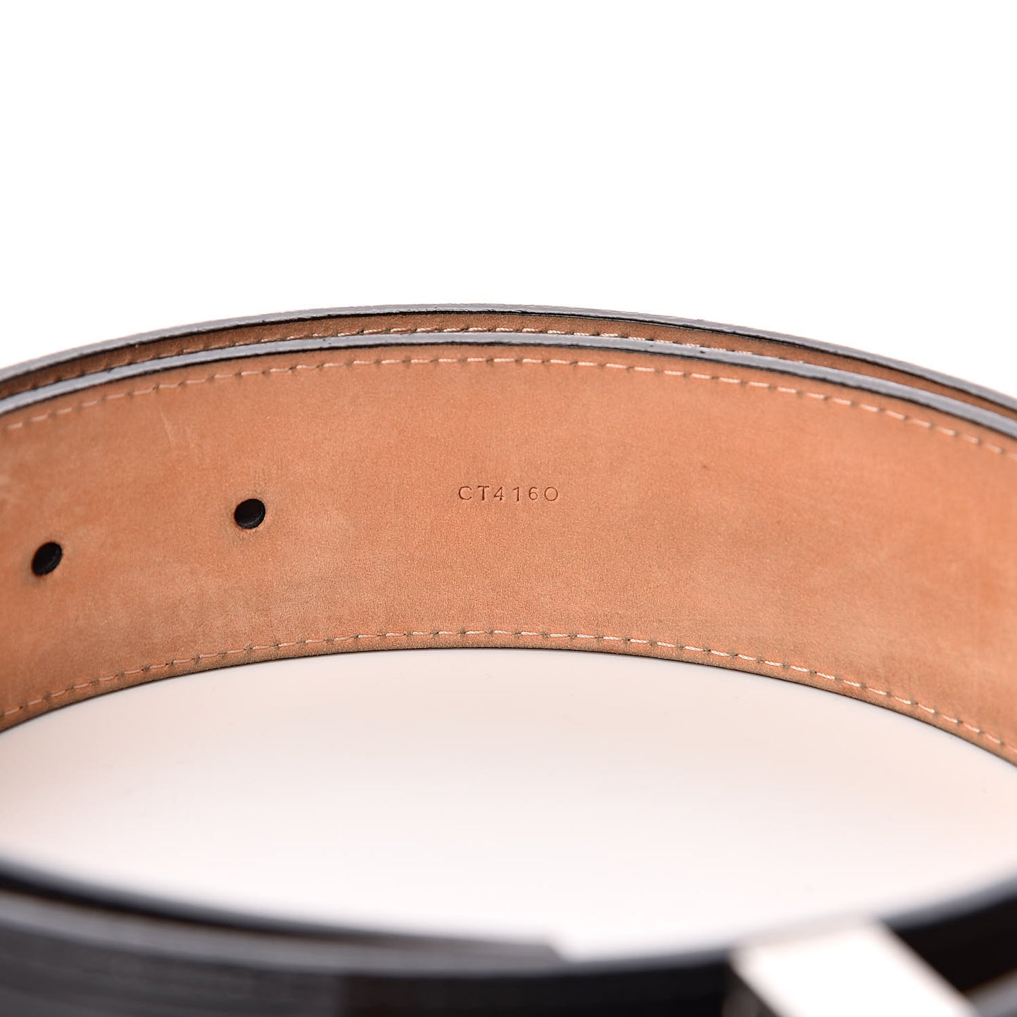 Epi Electric 40mm LV Initiales Belt 80 32 Black