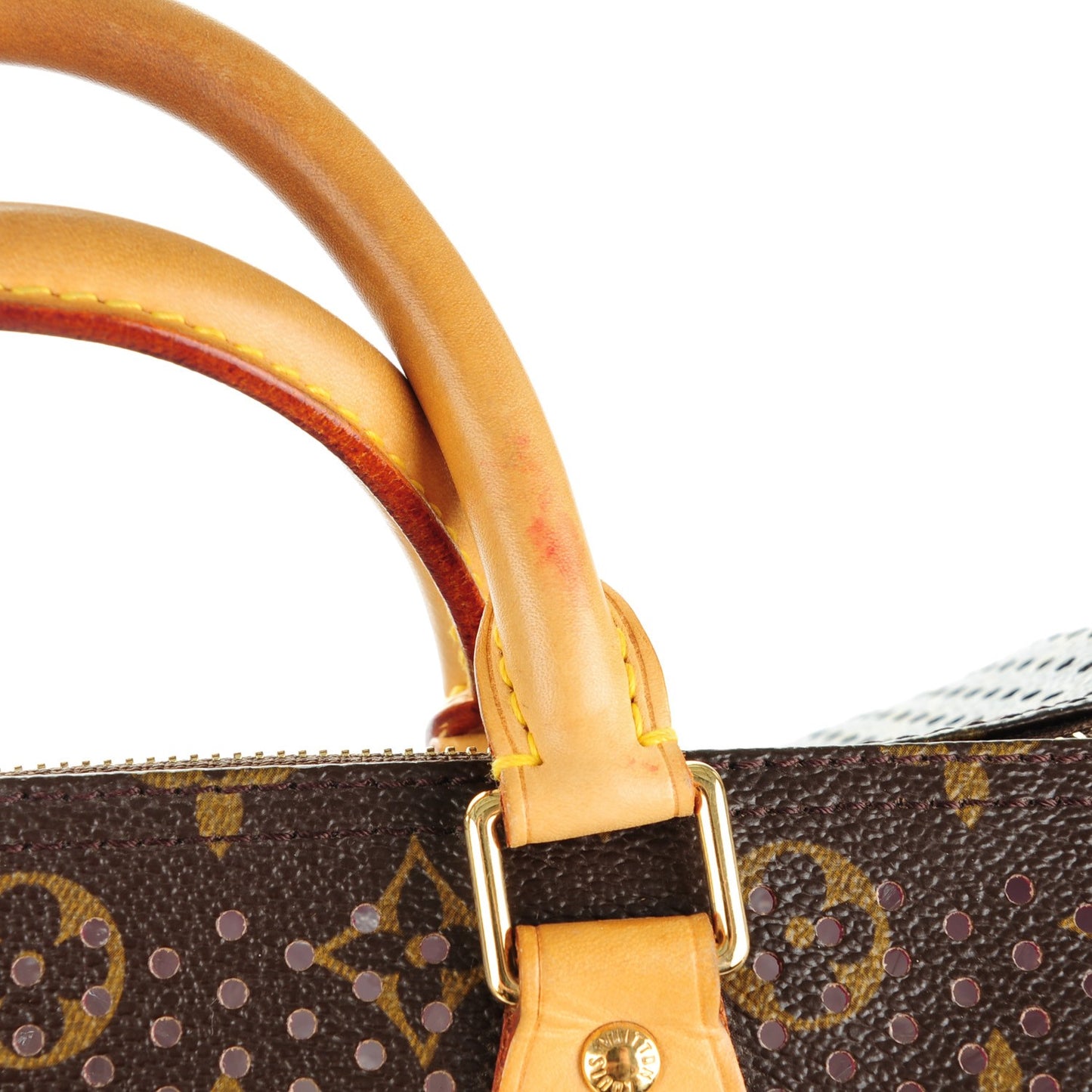 Monogram Perforated Speedy 30 Fuchsia