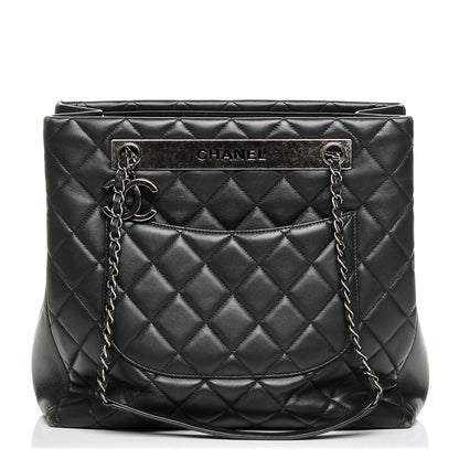 Chanel Lambskin Quilted Trendy CC Shopping Tote Grey 1 of 11