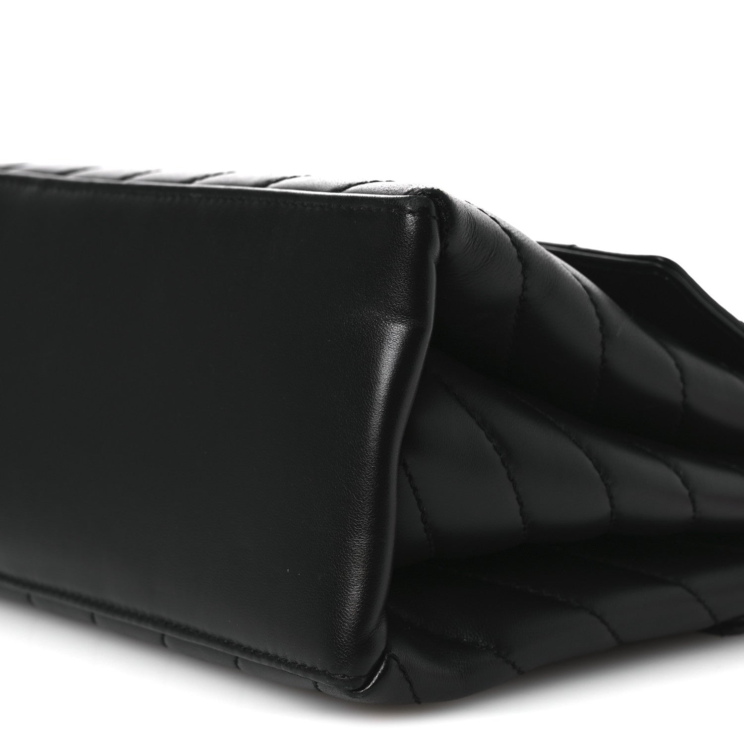 Off-White Calfskin Diagonal Quilted Jackhammer 24 Shoulder Bag Black 9 of 12