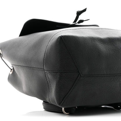 Louis Vuitton Calfskin Lockme Backpack Black 9 of 10