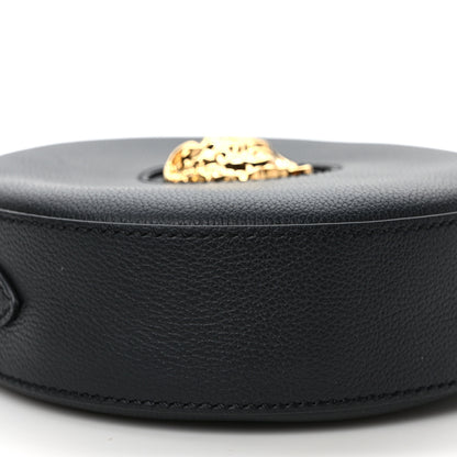 Versace Calfskin La Medusa Round Camera Bag Black 7 of 8