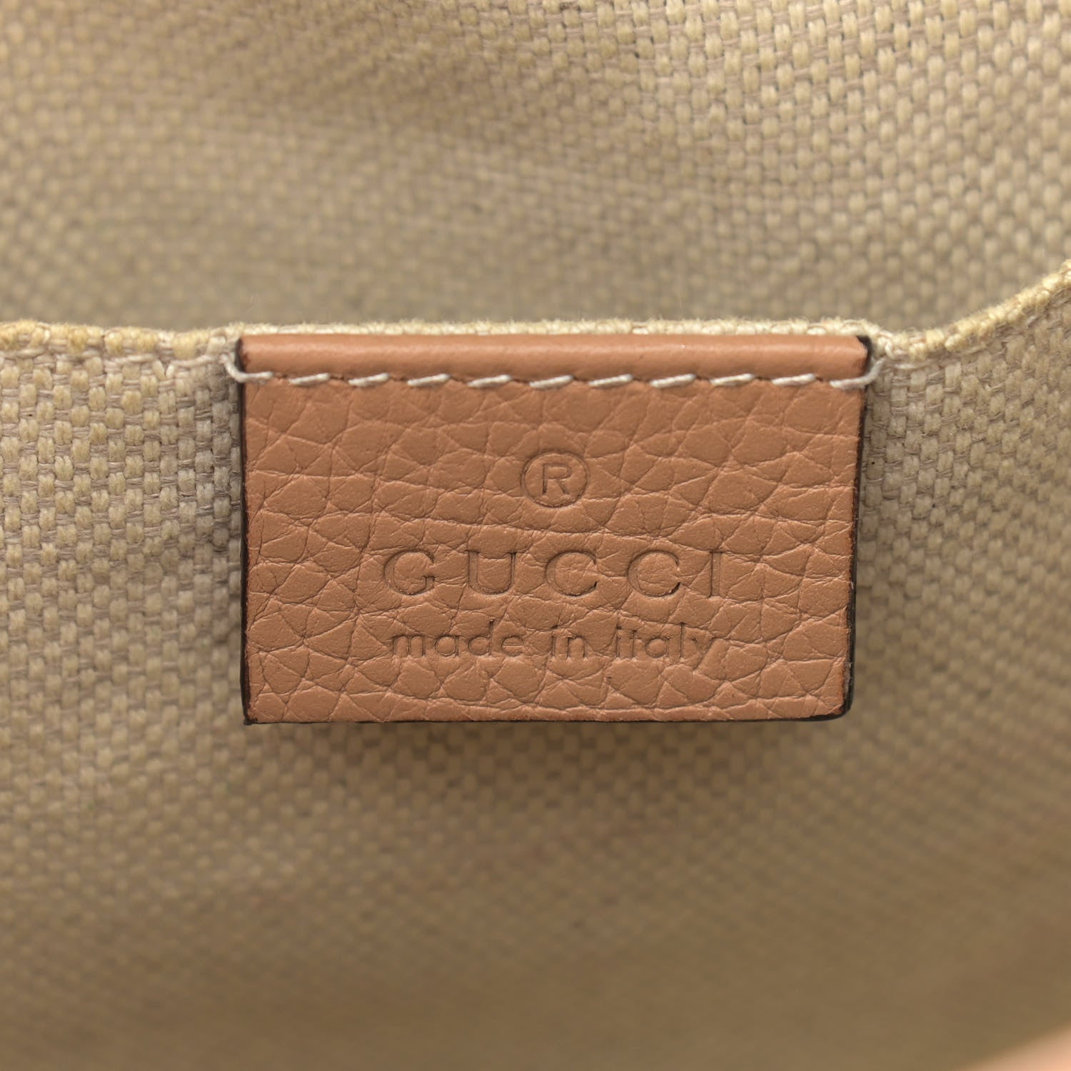 Gucci Pebbled Calfskin Small Soho Disco Bag Camelia 6 of 13