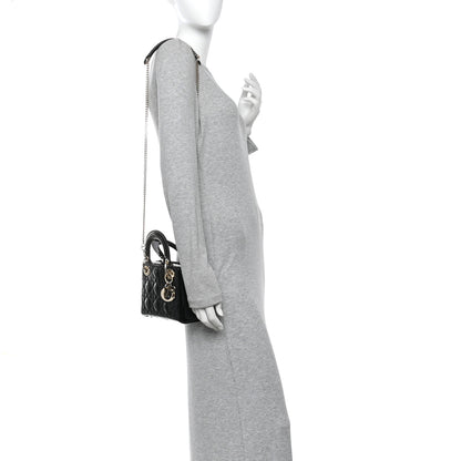 Christian Dior Patent Cannage Mini Lady Dior Black 2 of 11