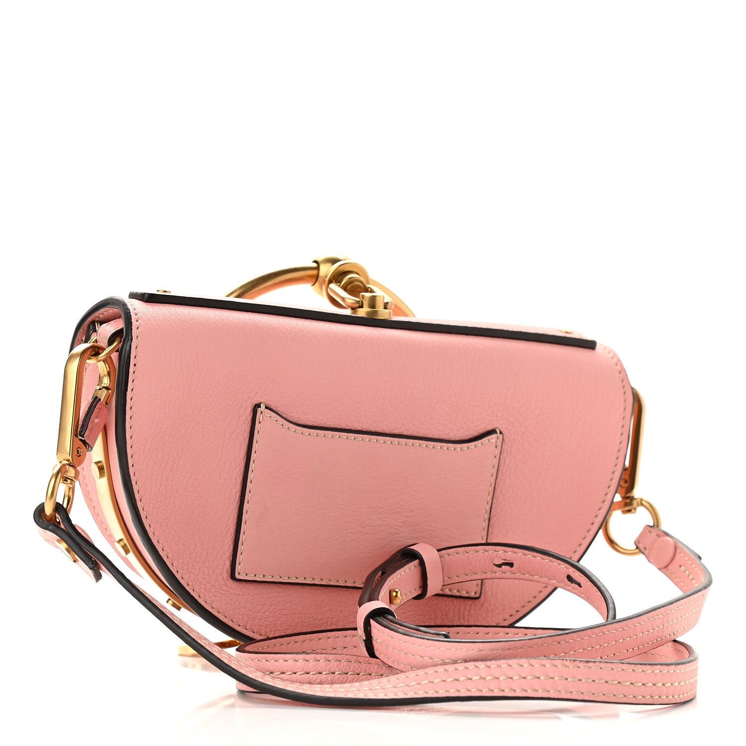 Chloe Calfskin Small Nile Bracelet Minaudiere Bag Washed Pink 2 of 8
