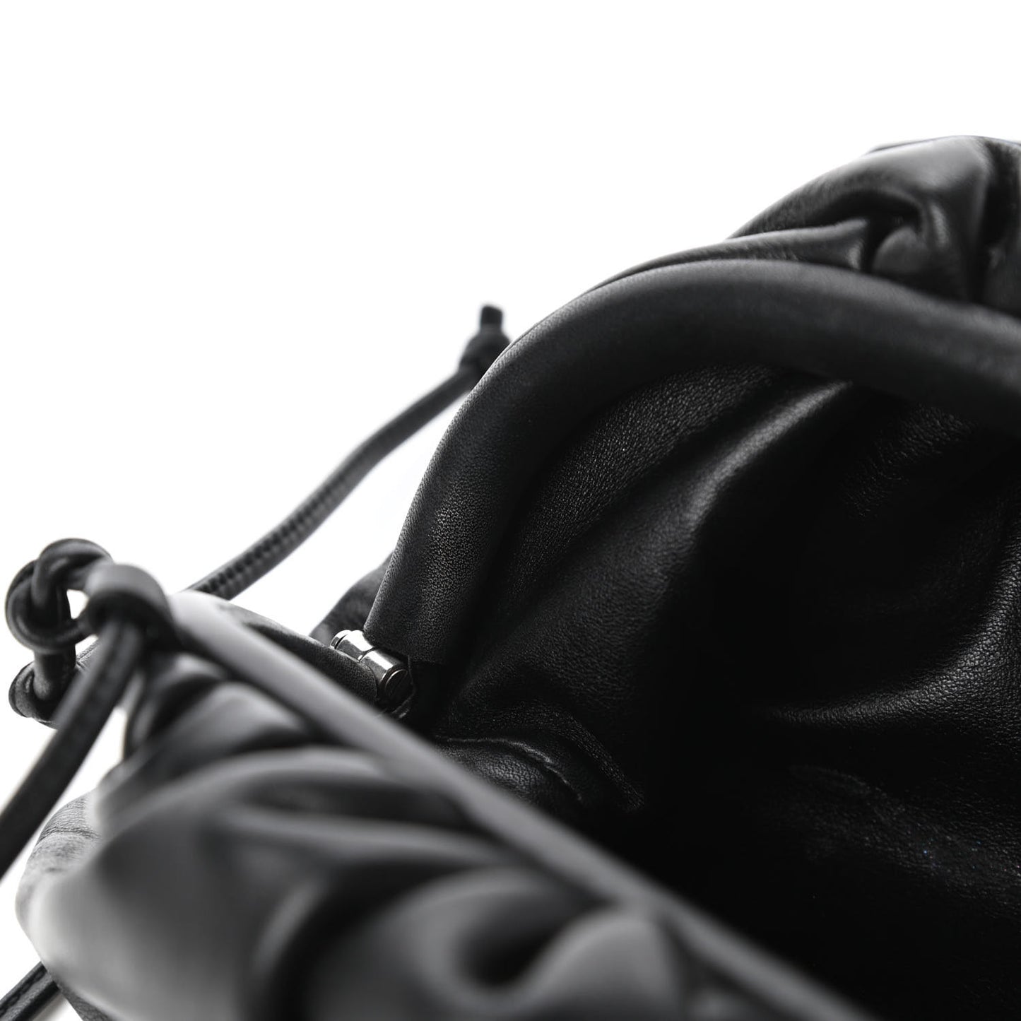 Butter Calfskin The Mini Pouch Black