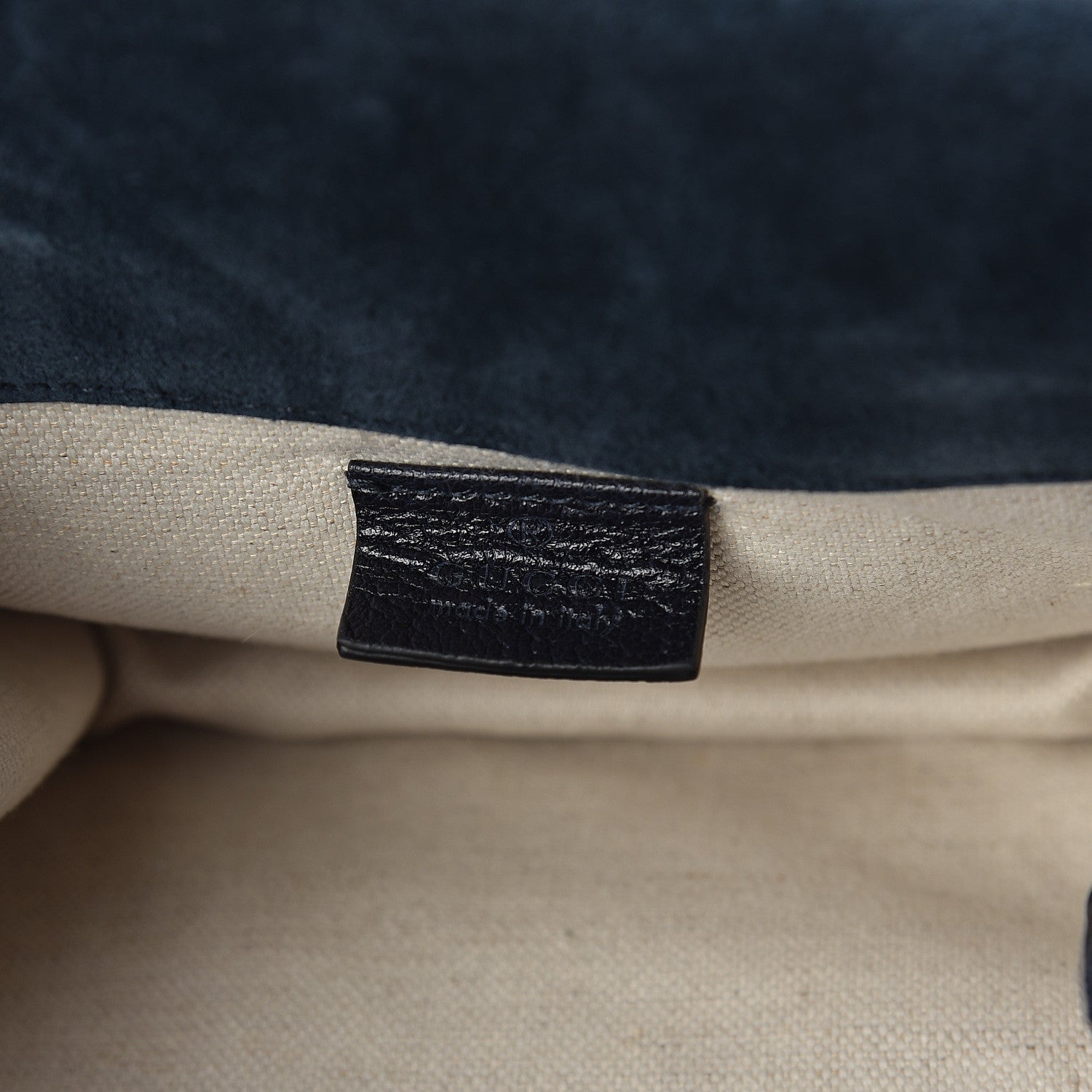 Gucci Suede Web Small Neo Vintage Double Flap Messenger Bag Blue 5 of 8