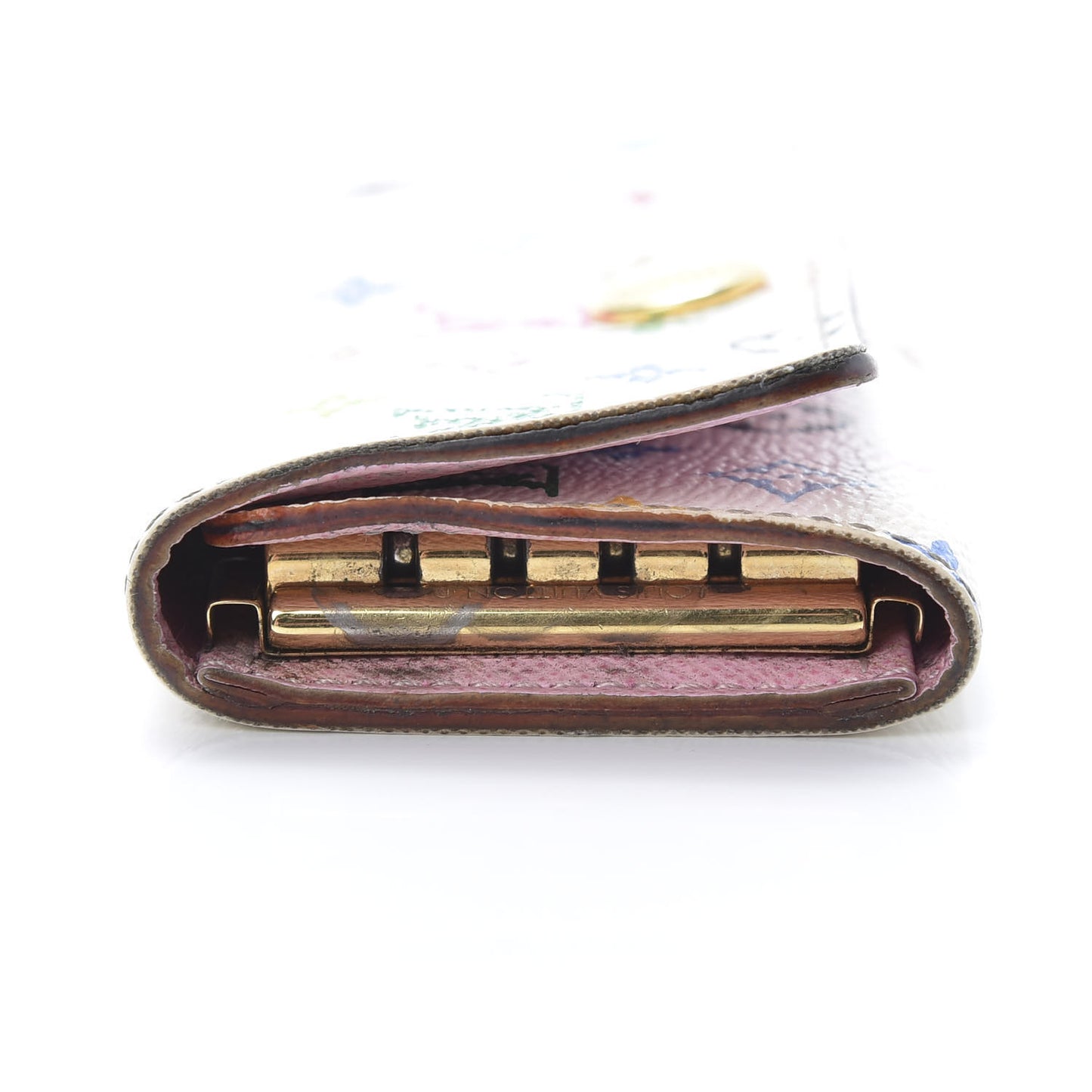 Monogram Multicolor Multicles 4 Key Holder White Litchi