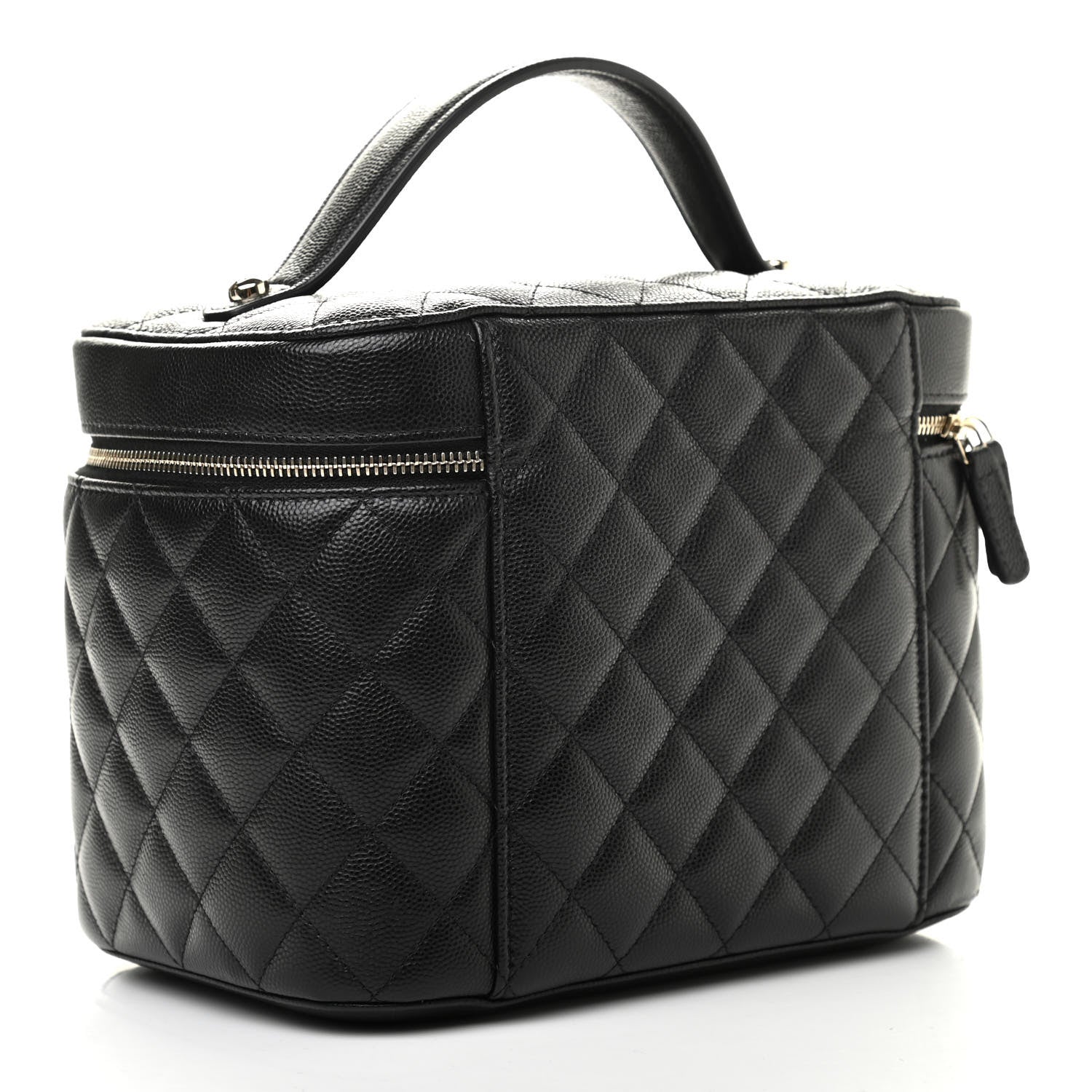 Chanel Caviar Quilted Large Vanity Pouch Black 5 of 18