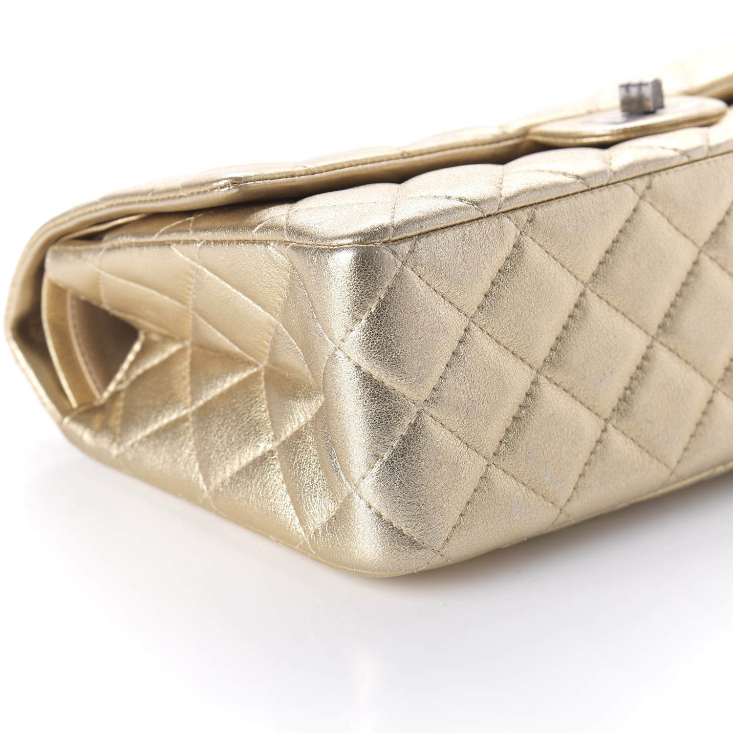 Chanel Metallic Calfskin Quilted 2.55 Reissue 226 Flap Gold 6 of 12