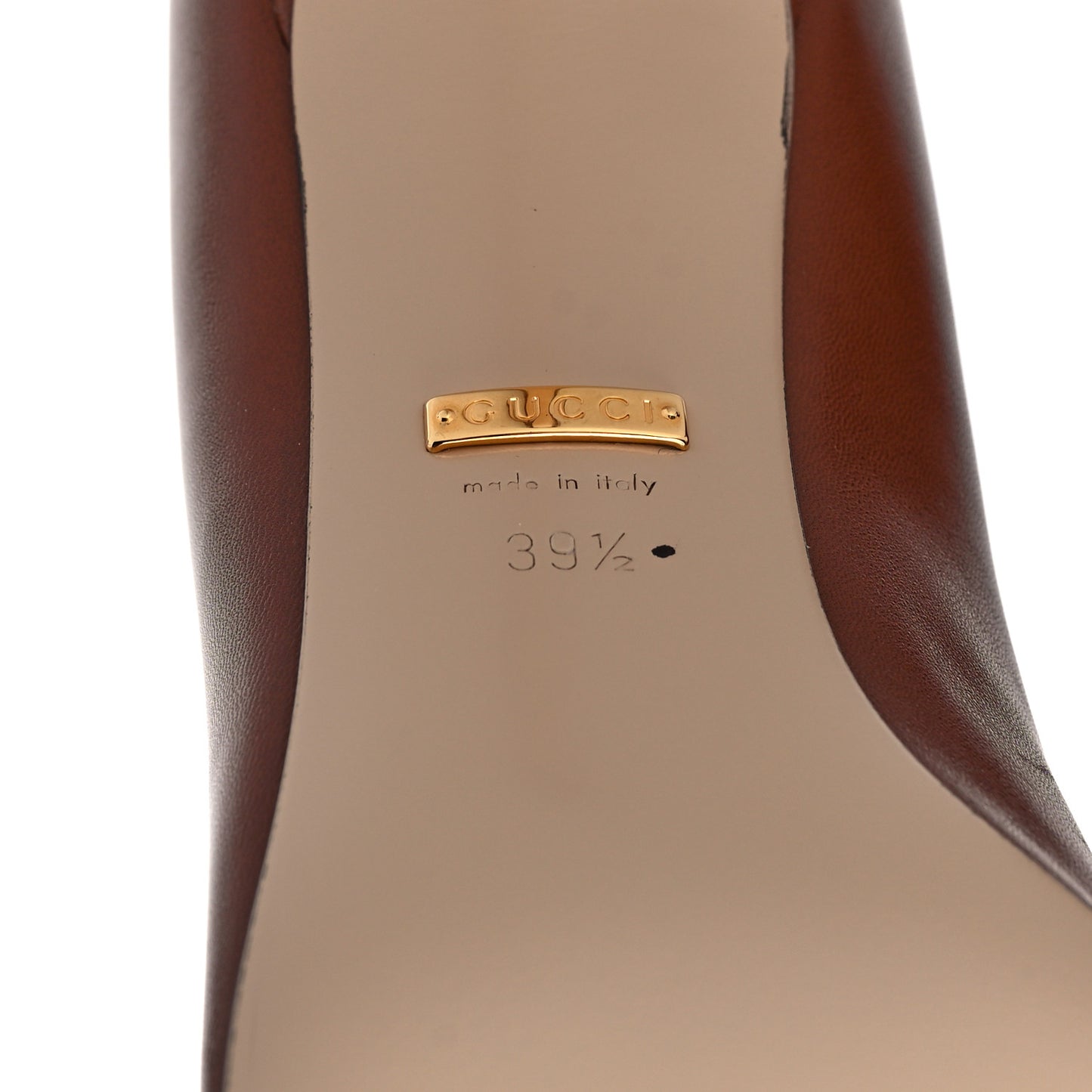 Malaga Kid Zumi 75mm Pumps 39.5 Brown Papaya