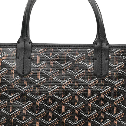 Goyard Goyardine Poitiers Tote Black 8 of 10