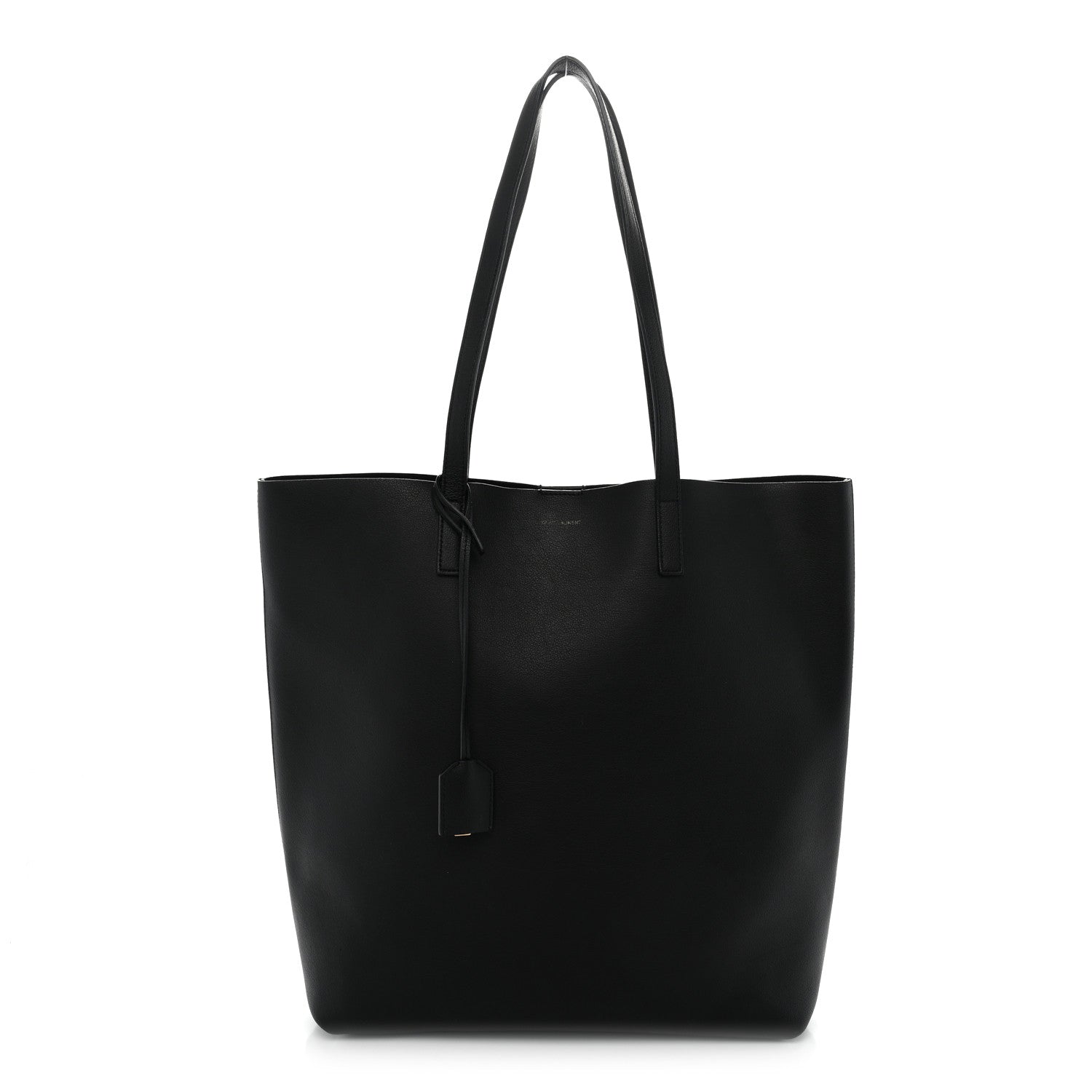 Saint Laurent Calfskin North-South Shopping Tote Black 1 of 14