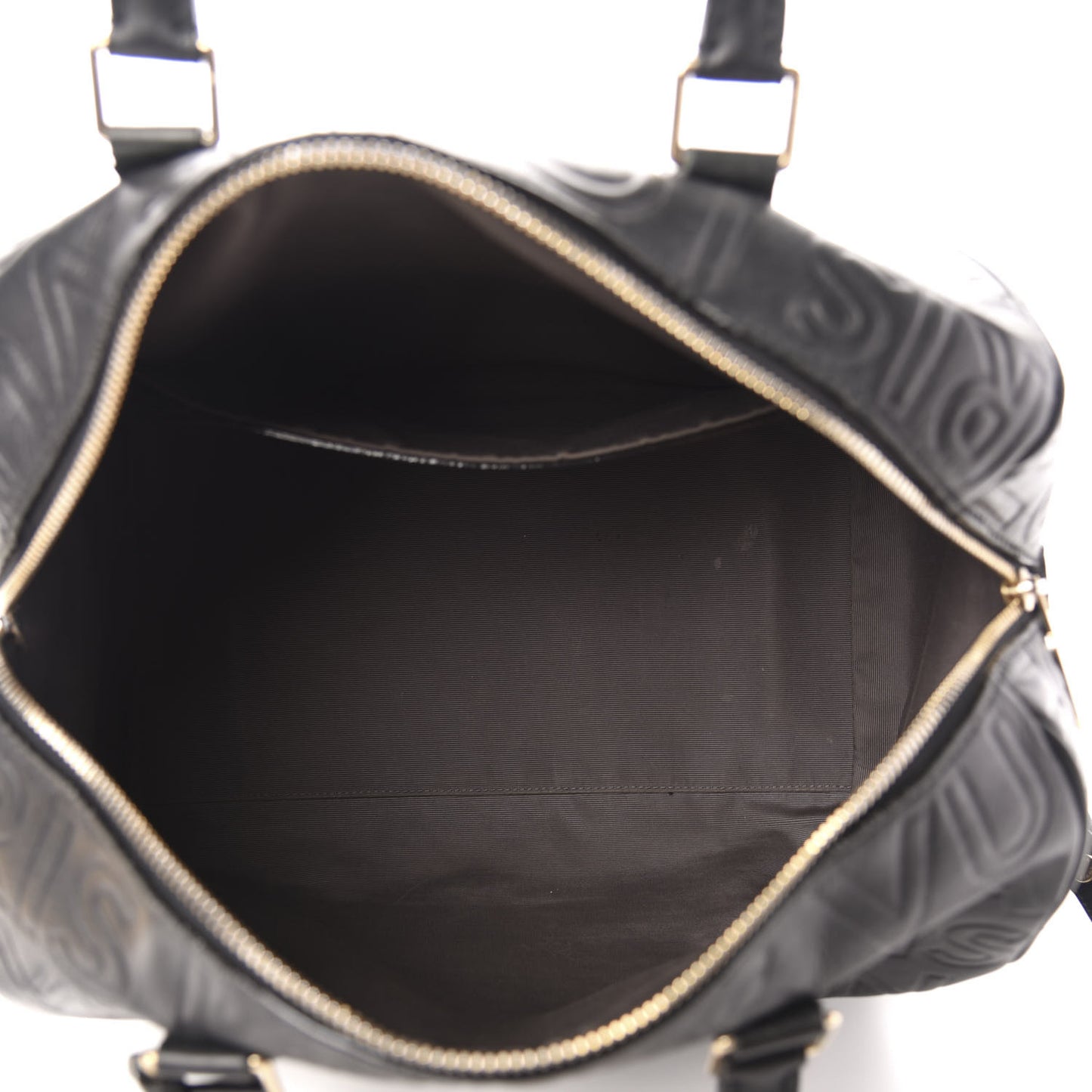 Calfskin Embossed Speedy Cube 30 Black
