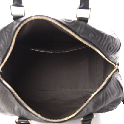 Louis Vuitton Calfskin Embossed Speedy Cube 30 Black 6 of 13
