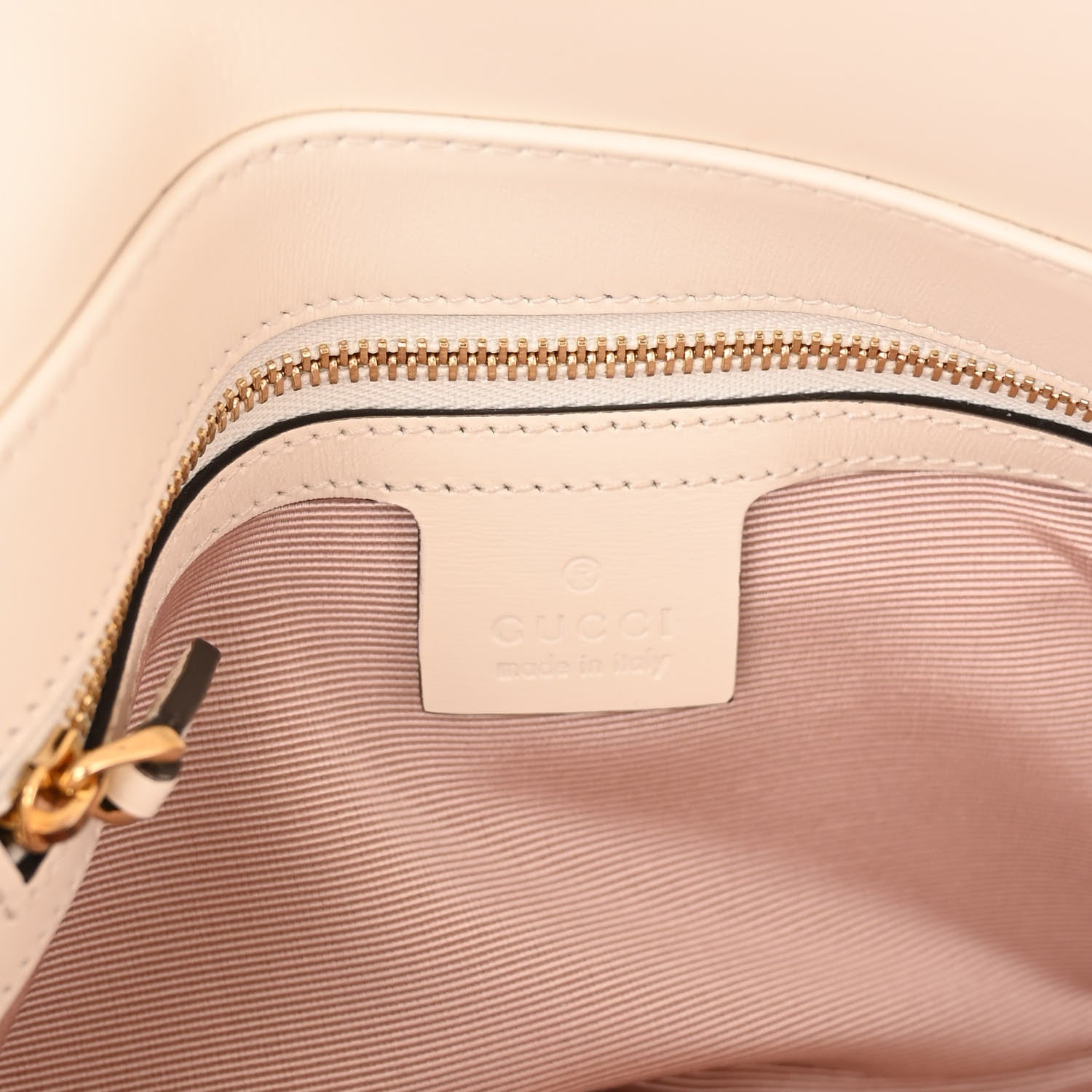 Gucci Calfskin Small Arli Flap Shoulder Bag Mystic White 6 of 9