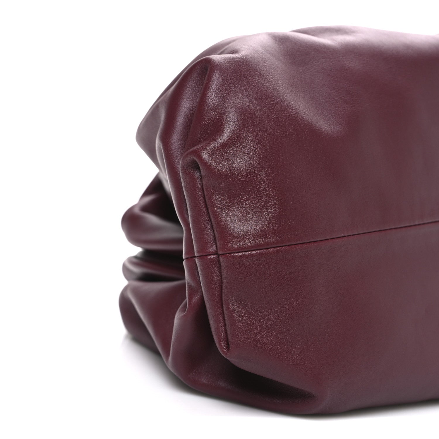 Bottega Veneta Smooth Butter Calf The Pouch Oversized Clutch Bordeaux 10 of 11
