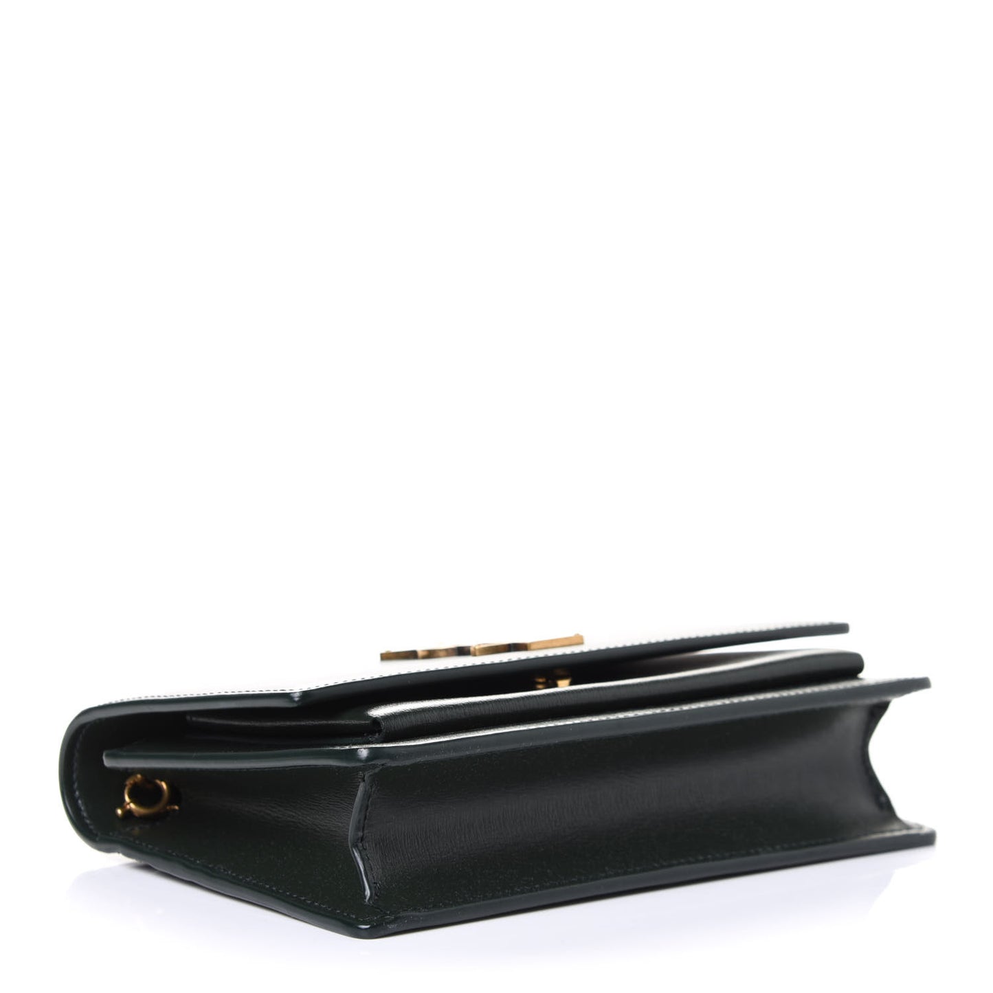Calfskin Monogram Sunset Chain Wallet Green